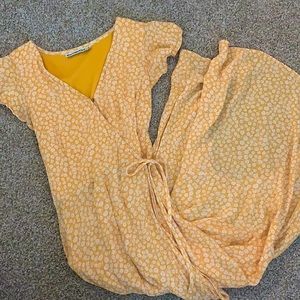 Abercrombie & Fitch High Low Wrap Dress